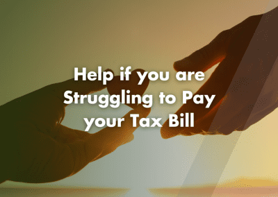 Help if you are struggling to pay your tax bill