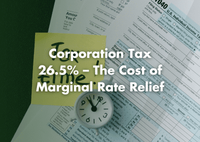 Corporation Tax 26.5% – The Real Cost of the Marginal Rate Relief