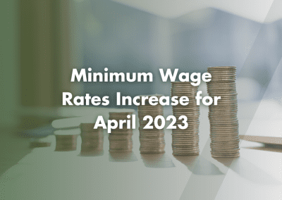 Minimum Wage Rates Increase for April 2023