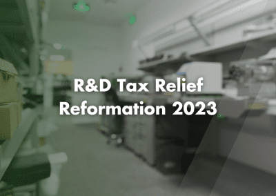 R&D Tax Relief Reformation 2023