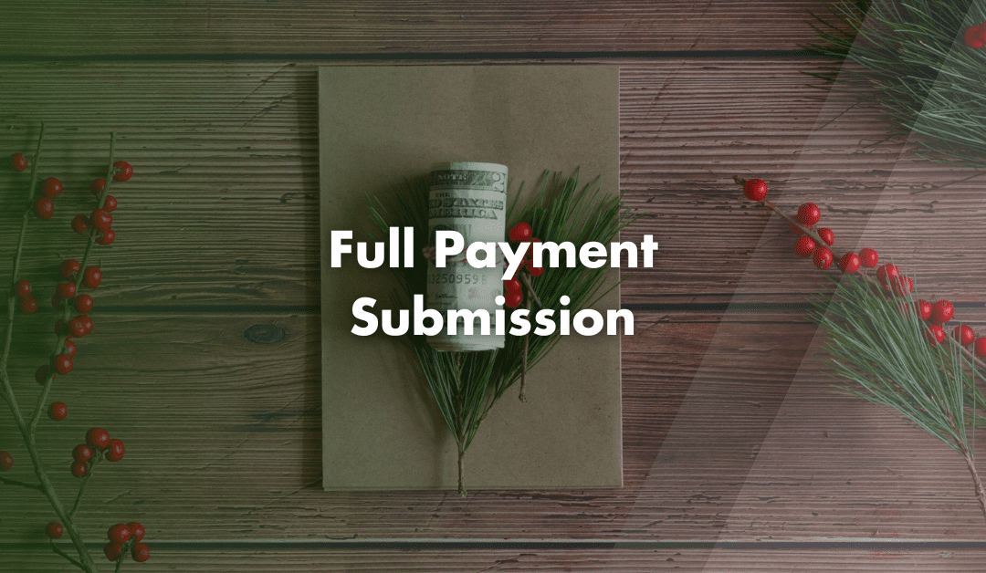 Full Payment Submission
